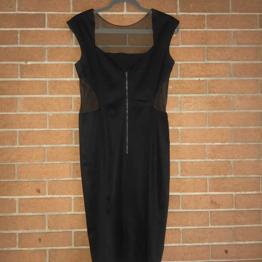 🖤JILL JILLSTUART🖤SILHOUETTE DRESS WITH MESH🖤 - Picture 4 of 5